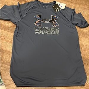 Under Armour Dark Gray Logo T-Shirt